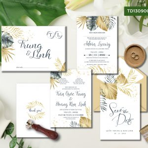 Thiệp cưới TD13090003