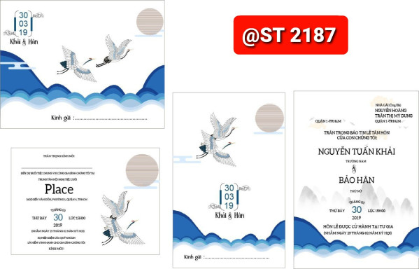 Thiệp cưới 2187