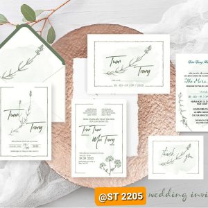 Thiệp cưới 2205