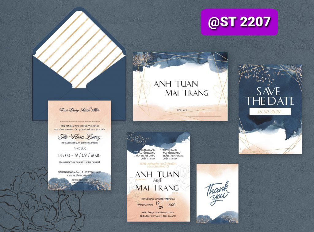 Thiệp cưới 2207