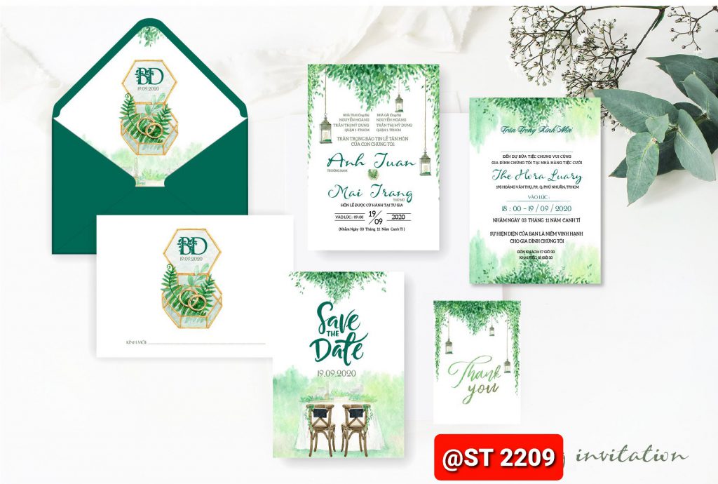Thiệp cưới 2209