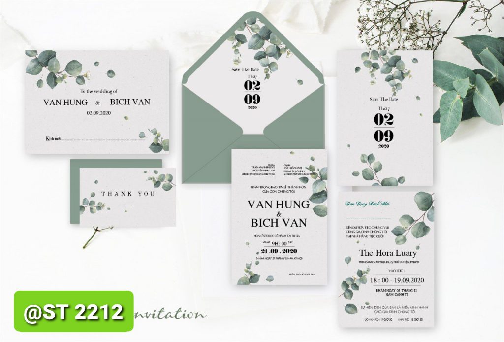 Thiệp cưới 2212