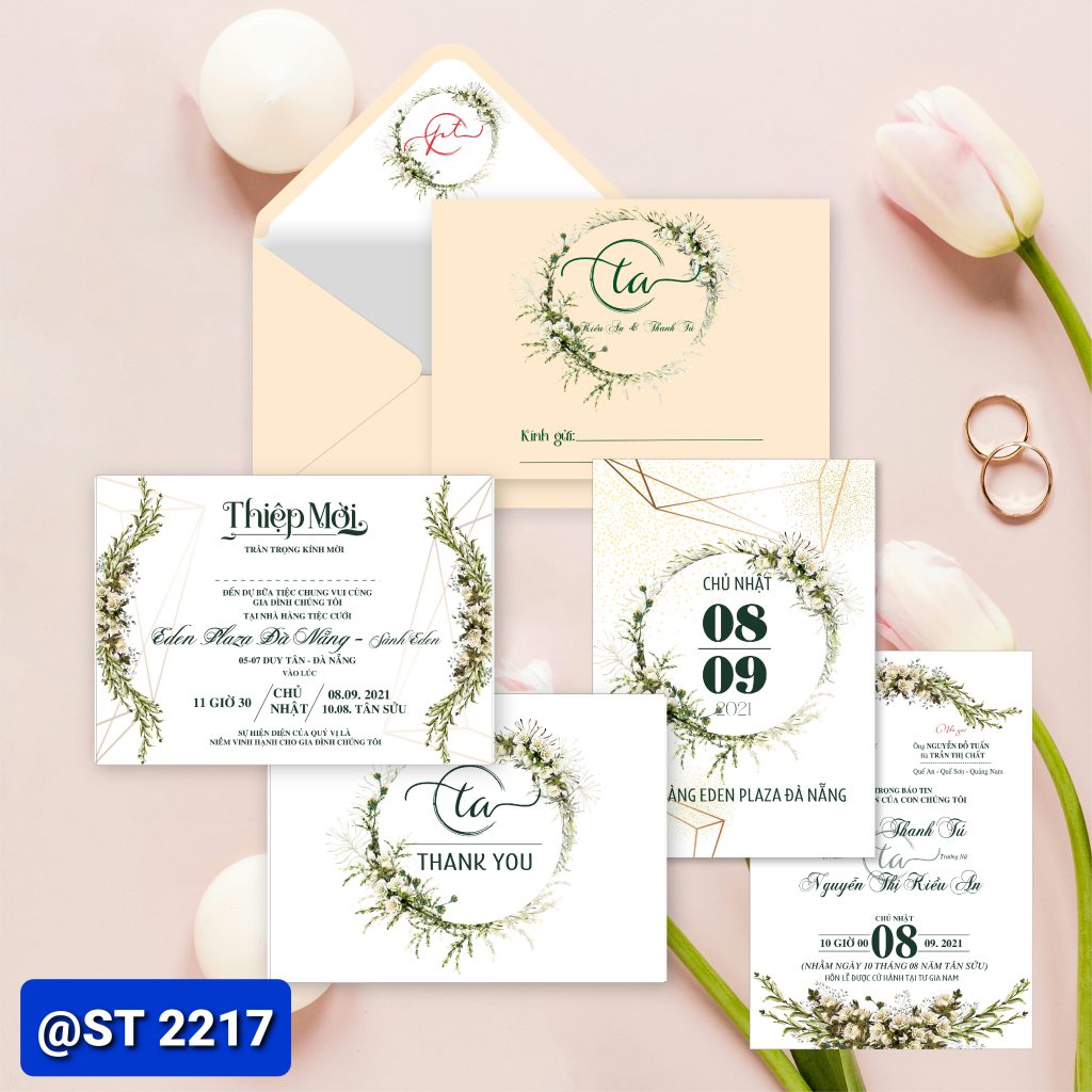 Thiệp cưới 2217
