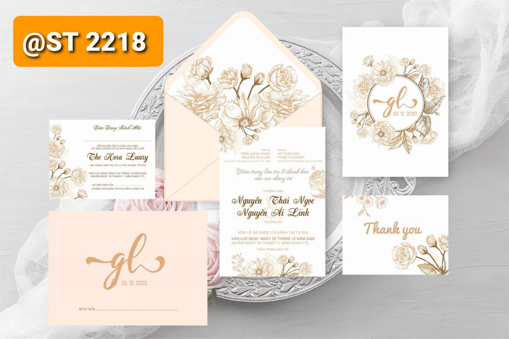 Thiệp cưới 2218