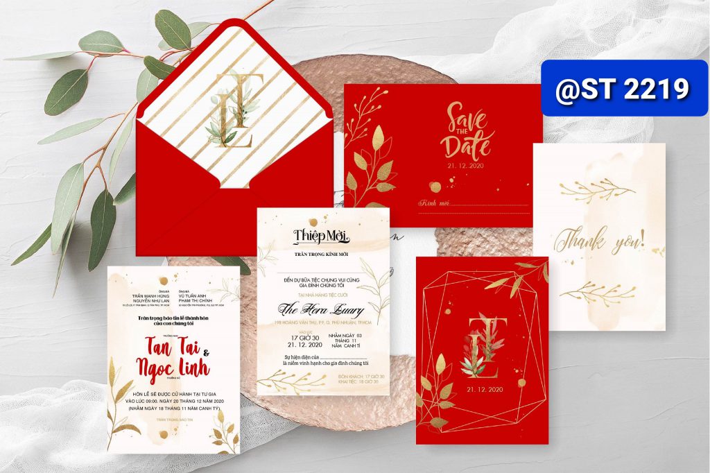 Thiệp cưới 2219