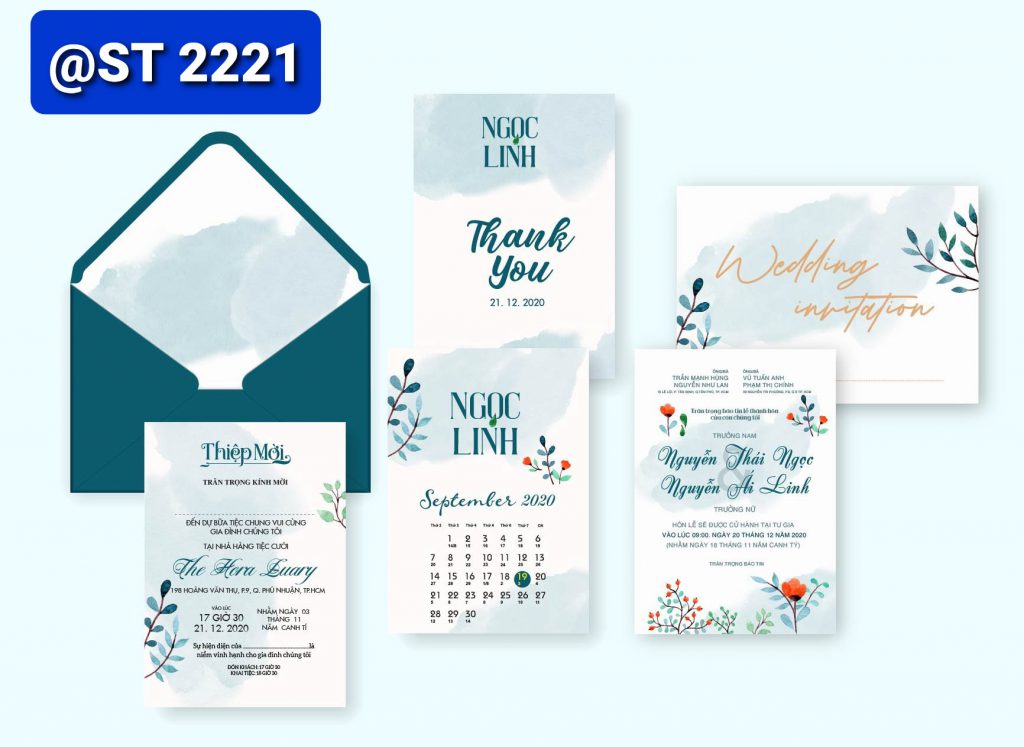 Thiệp cưới 2221