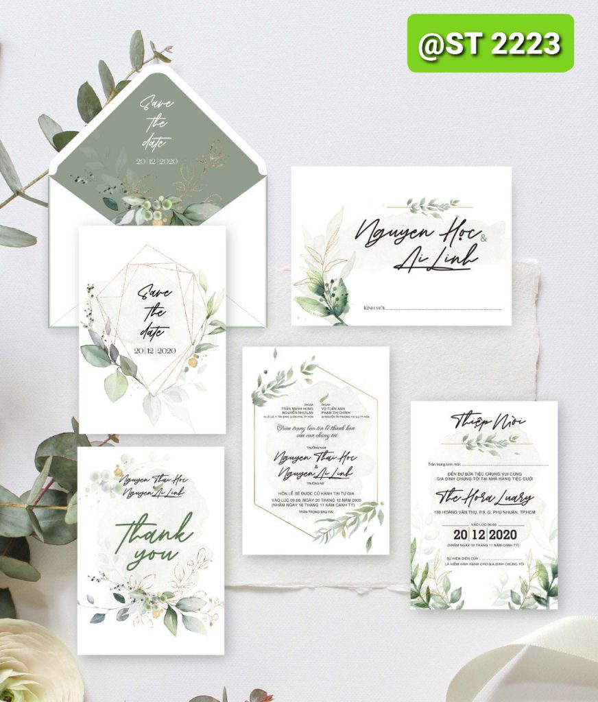 Thiệp cưới 2223