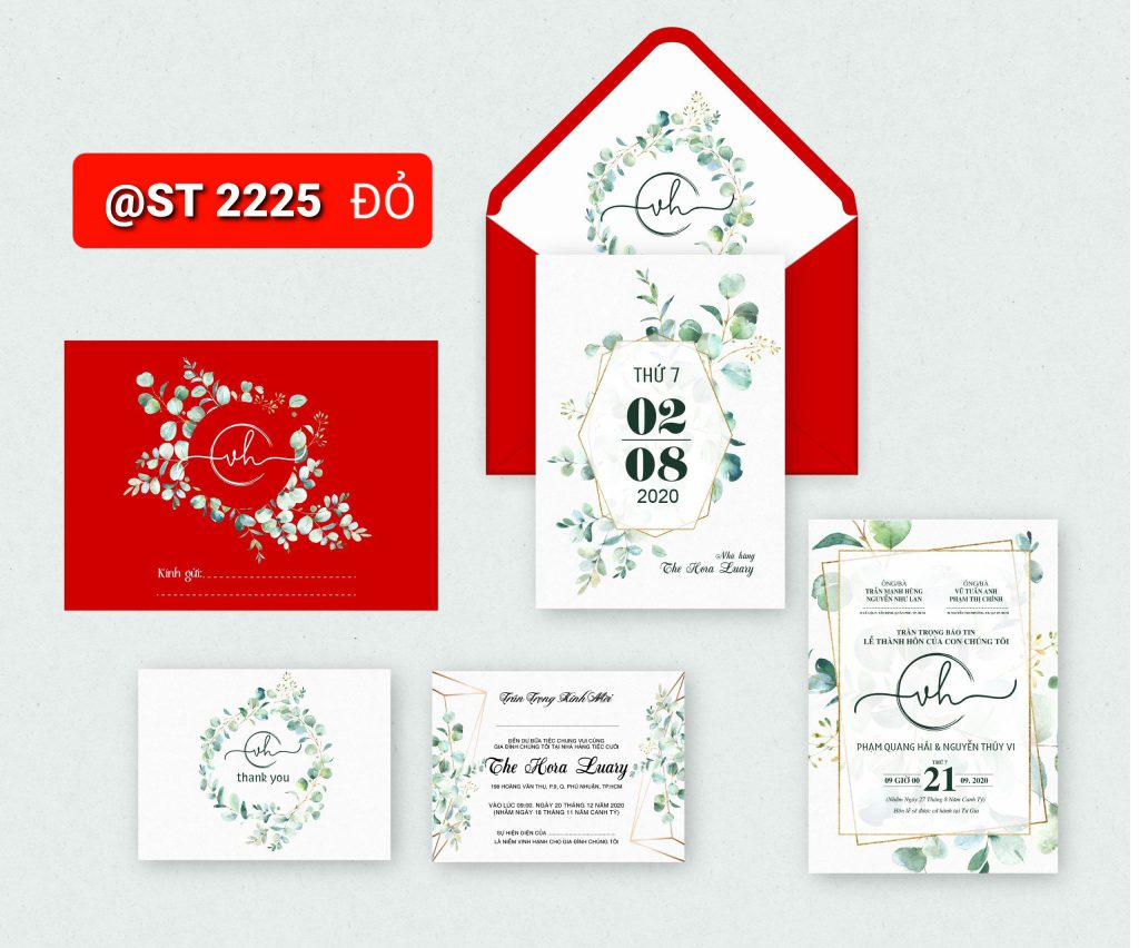 Thiệp cưới 2225Đ