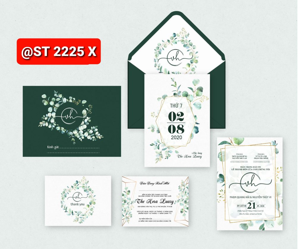 Thiệp cưới 2225X
