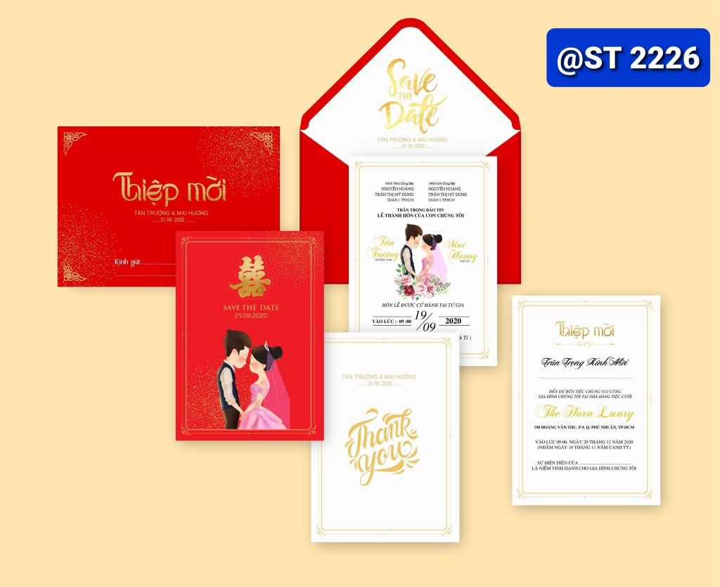 Thiệp cưới 2226