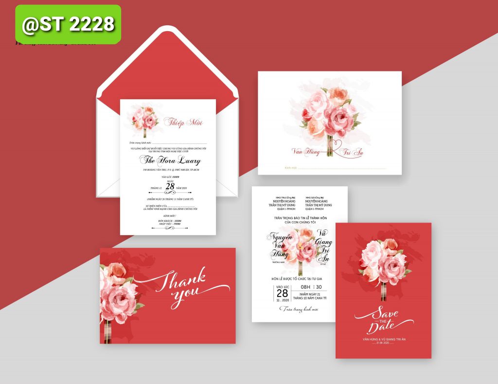 Thiệp cưới 2228