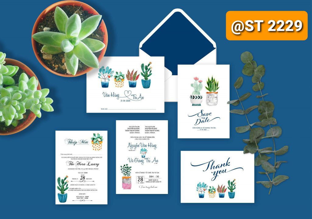 Thiệp cưới 2229