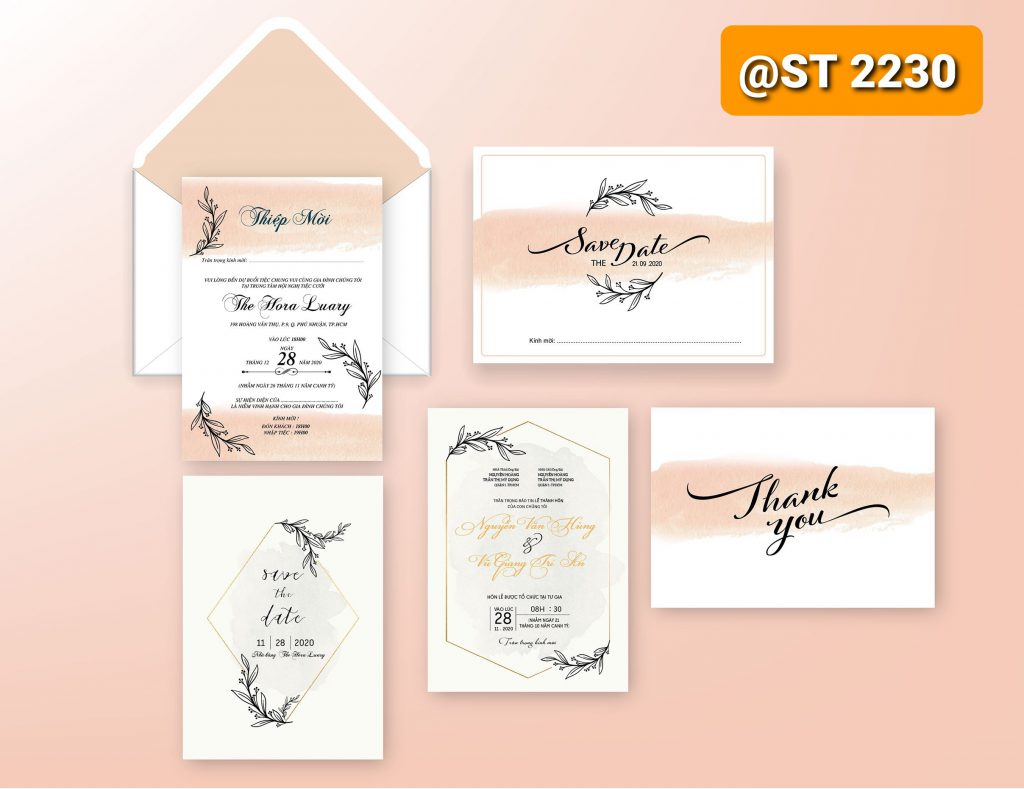 Thiệp cưới 2230