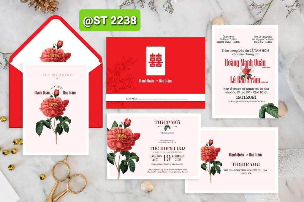 Thiệp cưới 2238