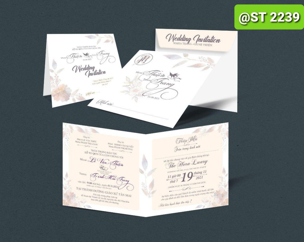 Thiệp cưới 2239
