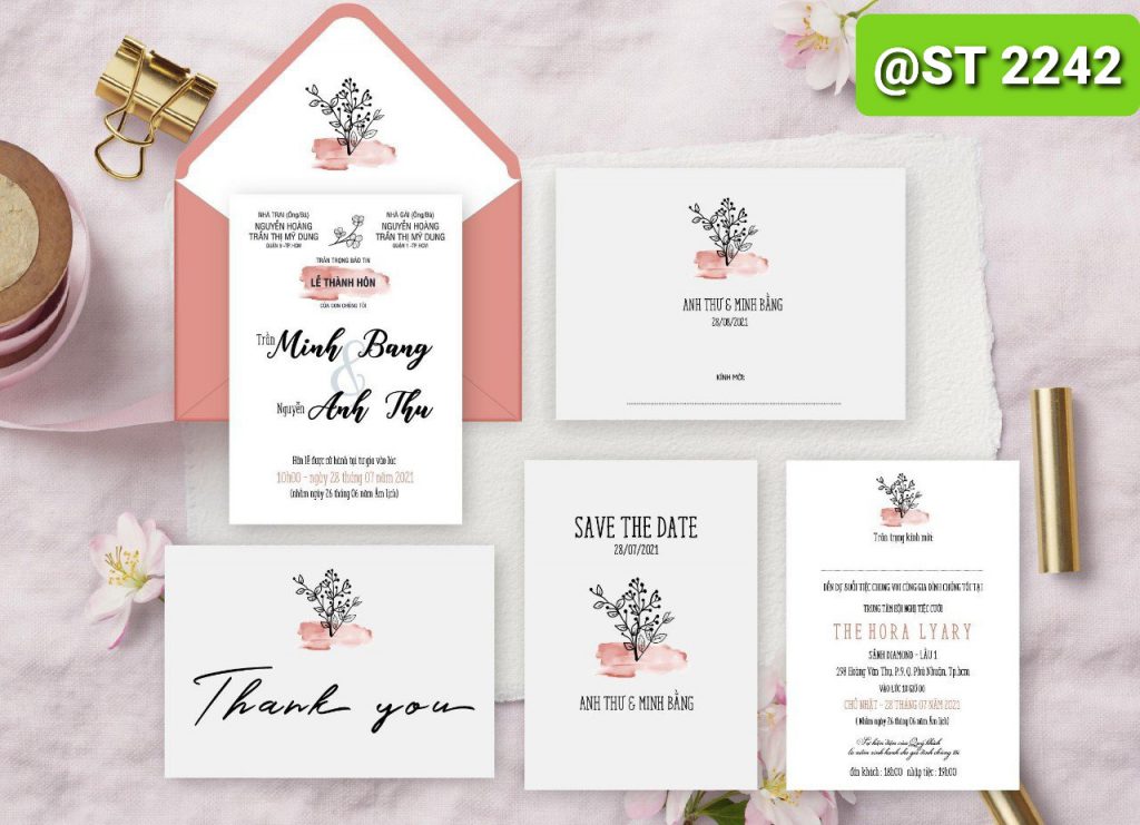 Thiệp cưới 2242