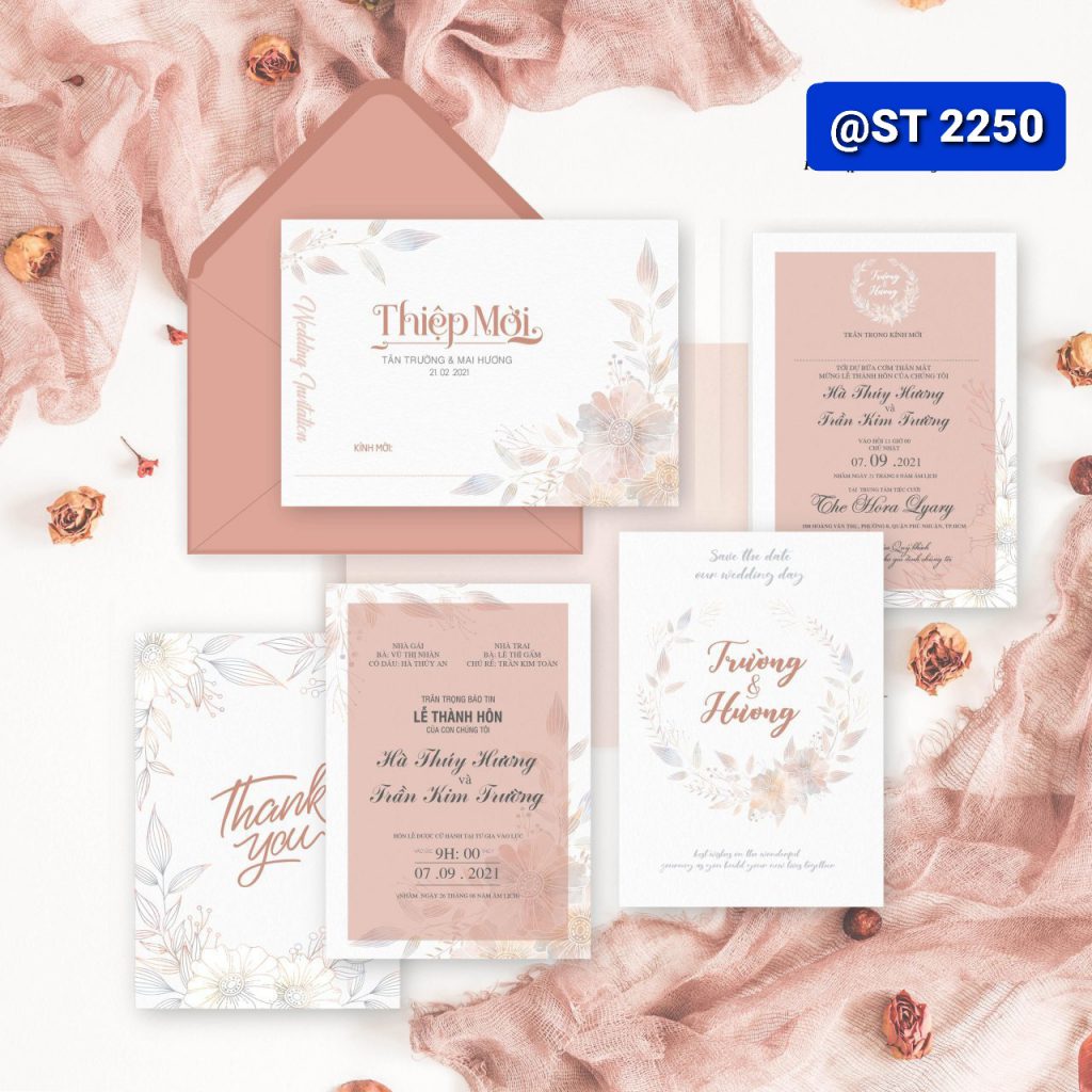Thiệp cưới 2250
