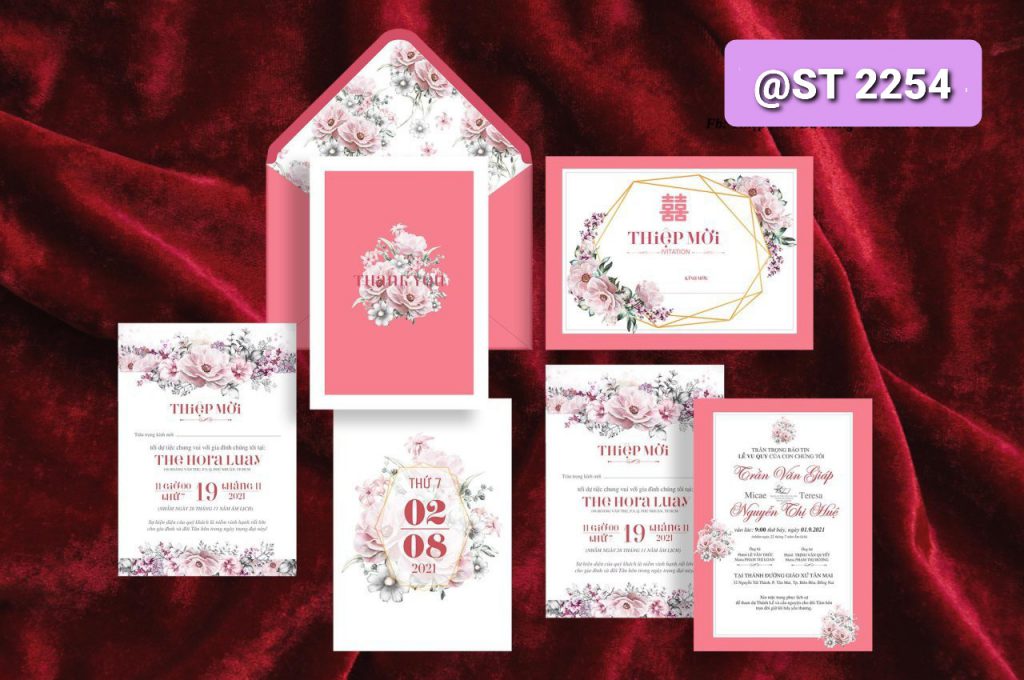 Thiệp cưới 2254