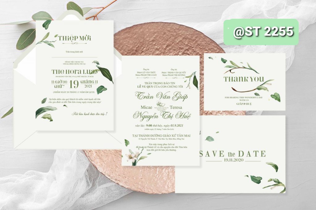 Thiệp cưới 2255