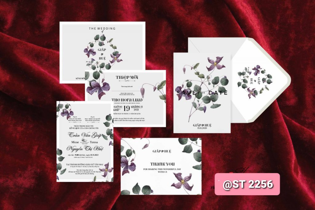 Thiệp cưới 2256