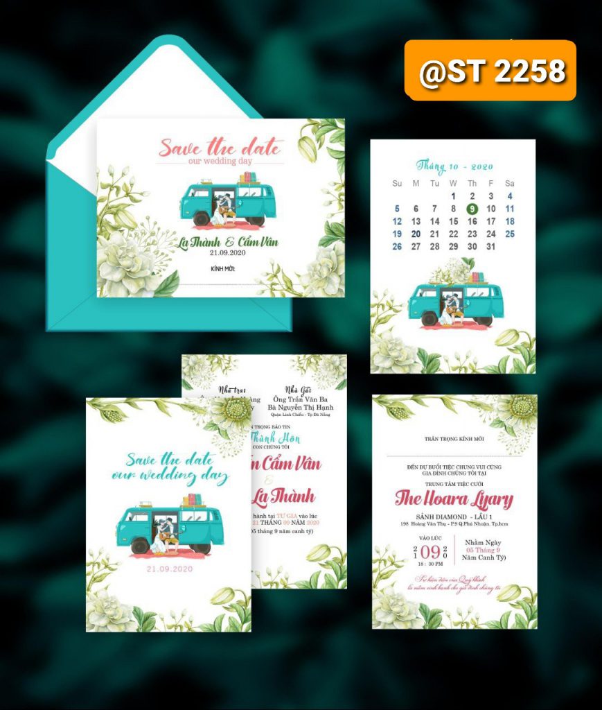 Thiệp cưới 2258