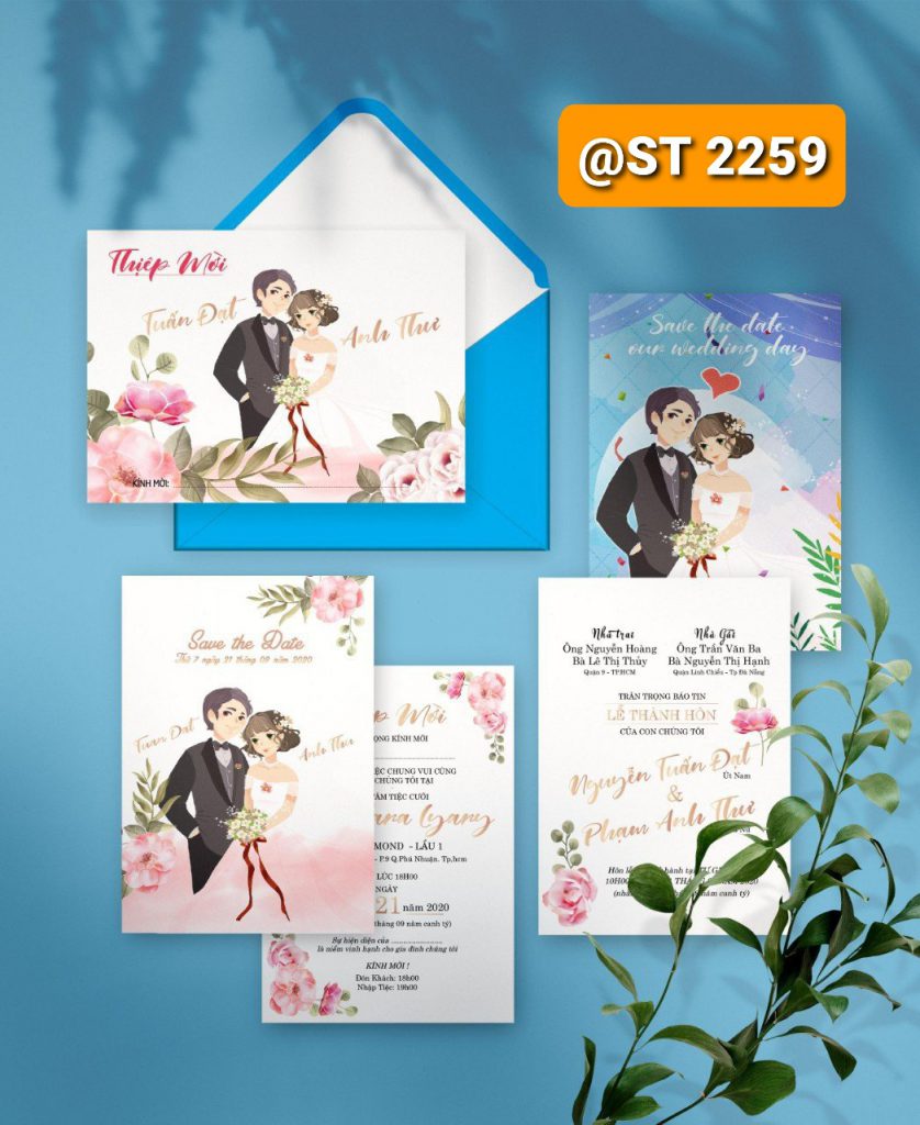 Thiệp cưới 2259