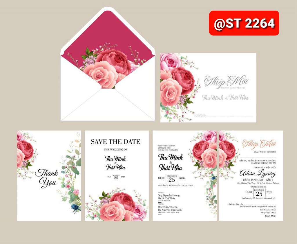 Thiệp cưới 2264