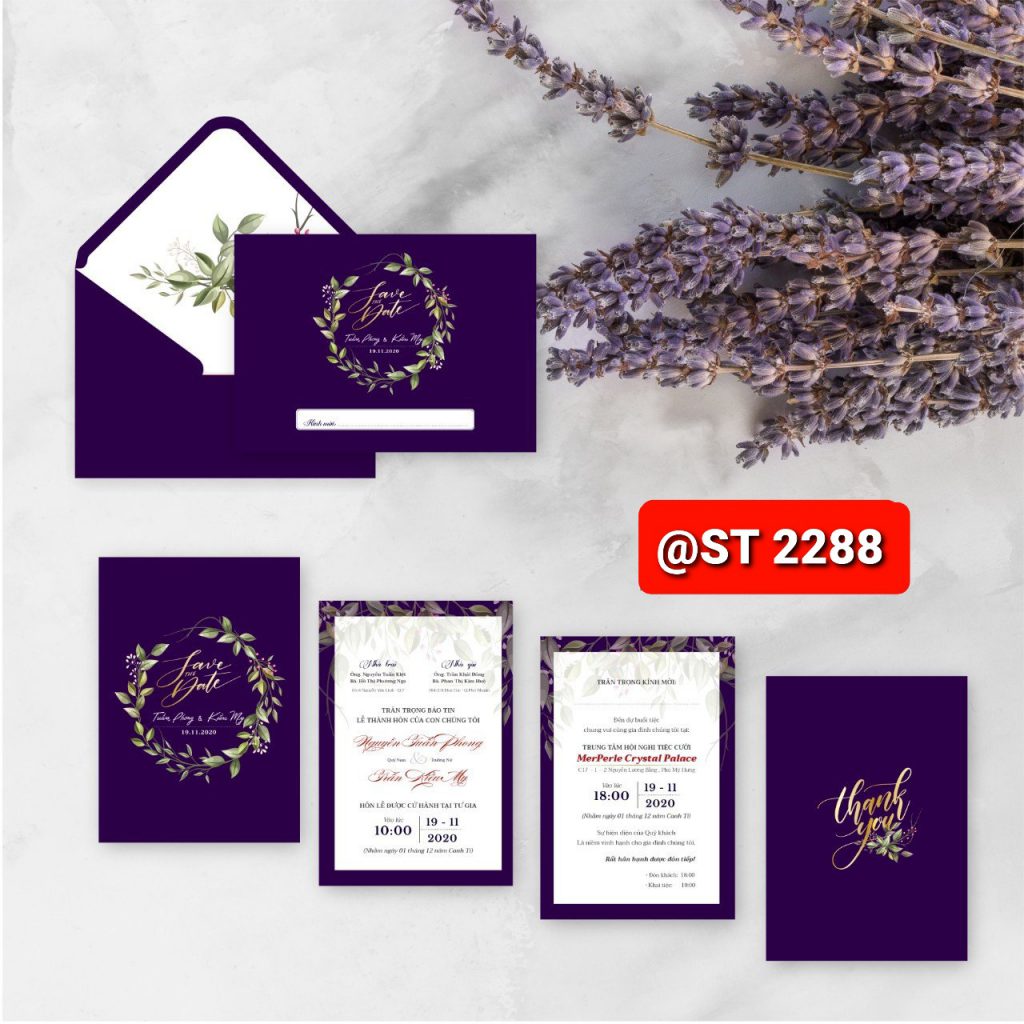 Thiệp cưới 2288