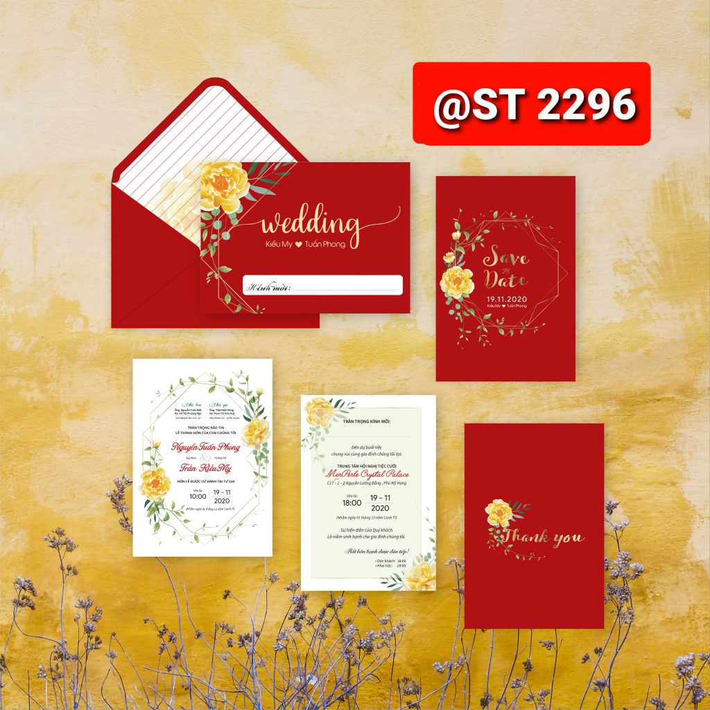 Thiệp cưới 2296