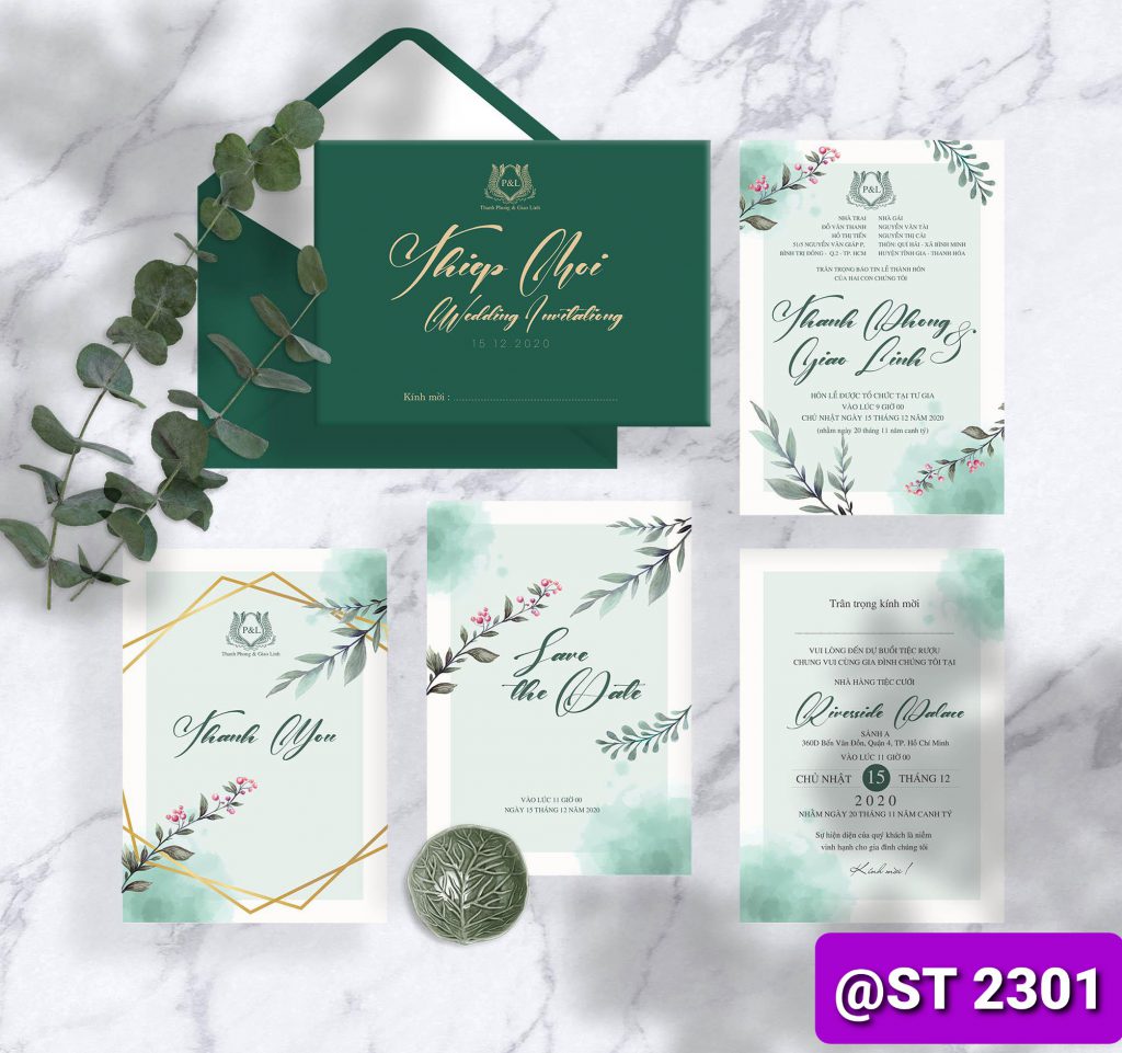 Thiệp cưới 2301