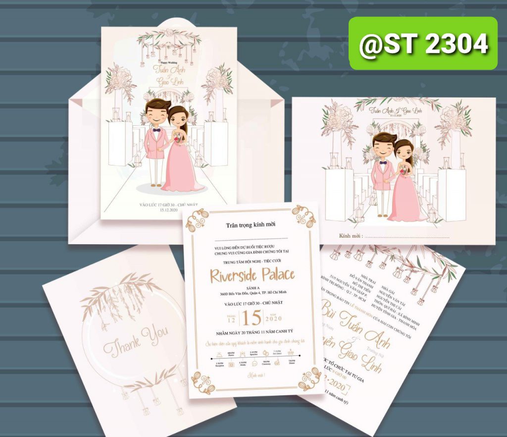 Thiệp cưới 2304