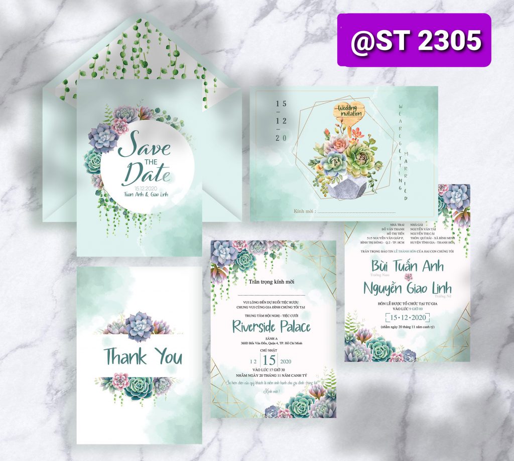 Thiệp cưới 2305