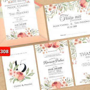 Thiệp cưới 2308
