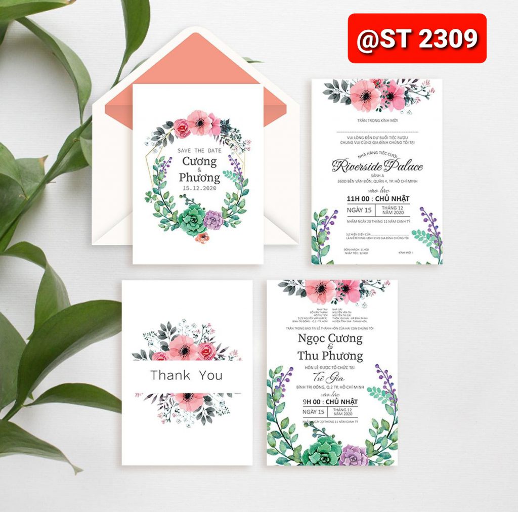 Thiệp cưới 2309