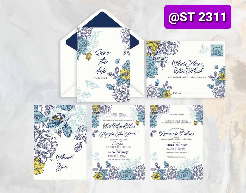 Thiệp cưới 2311