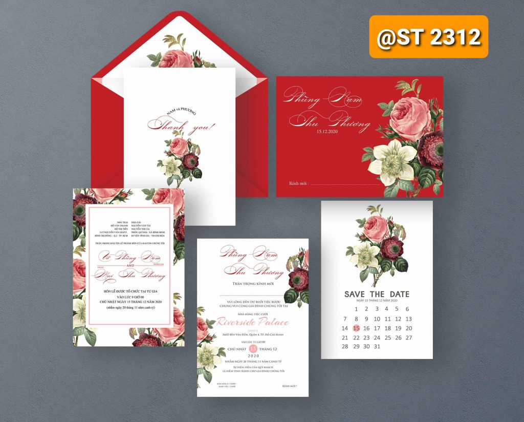 Thiệp cưới 2312