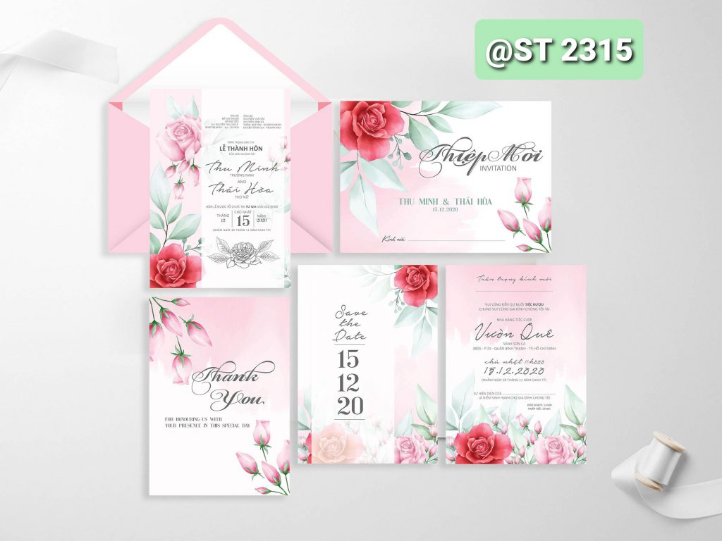 Thiệp cưới 2315