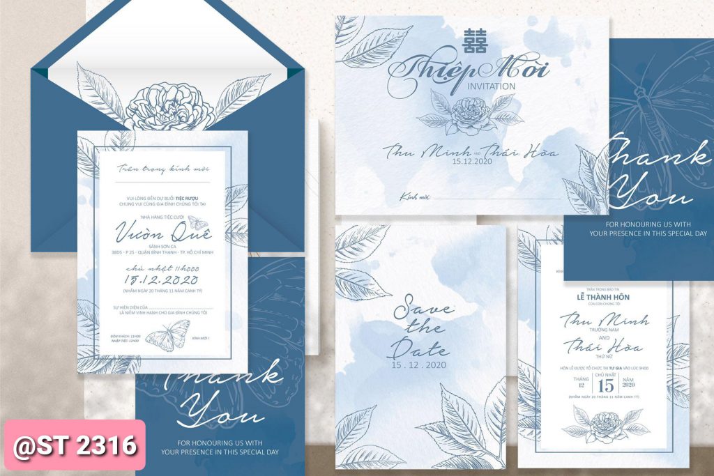 Thiệp cưới 2316