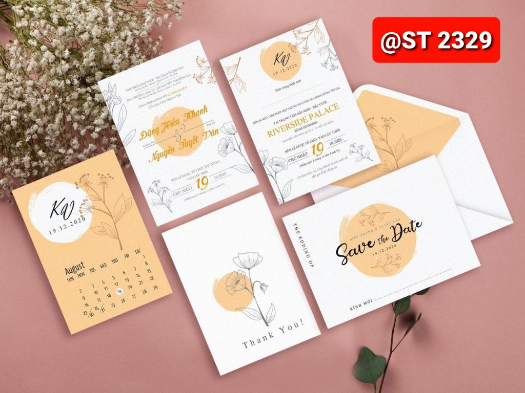 Thiệp cưới 2329