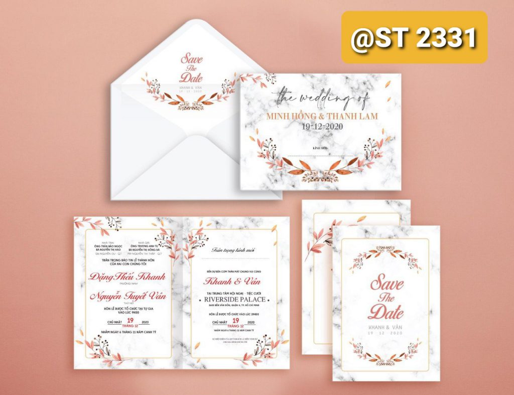 Thiệp cưới 2331