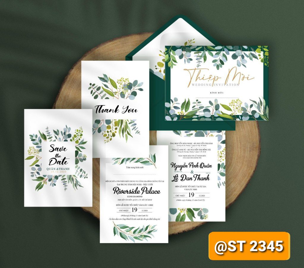 Thiệp cưới 2345