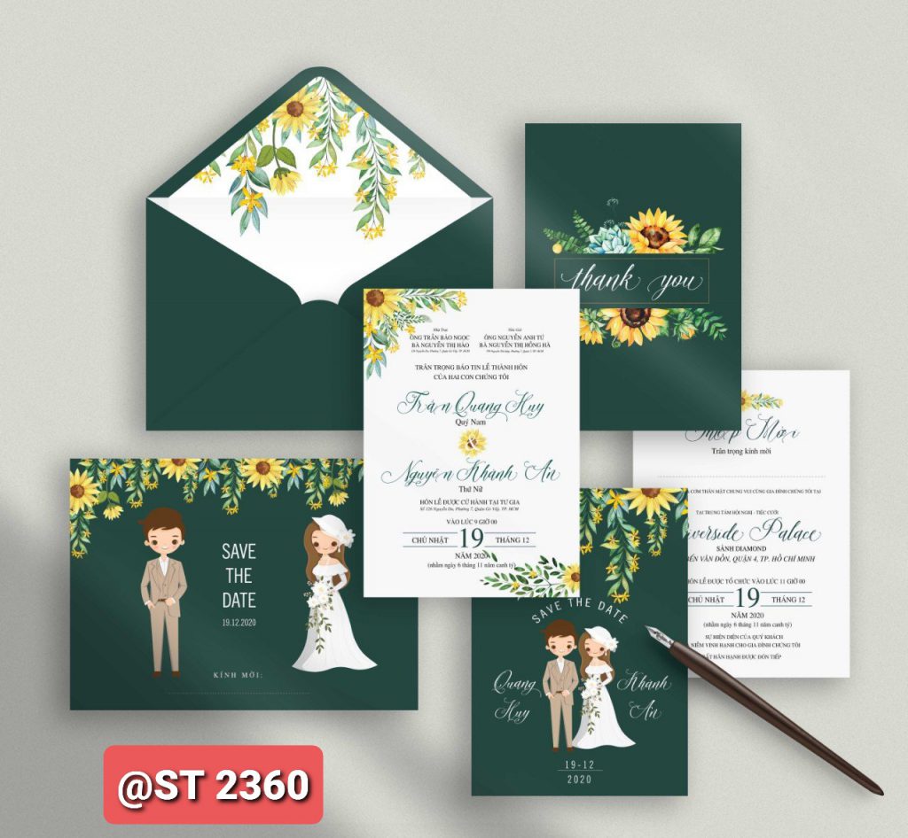 Thiệp cưới 2360