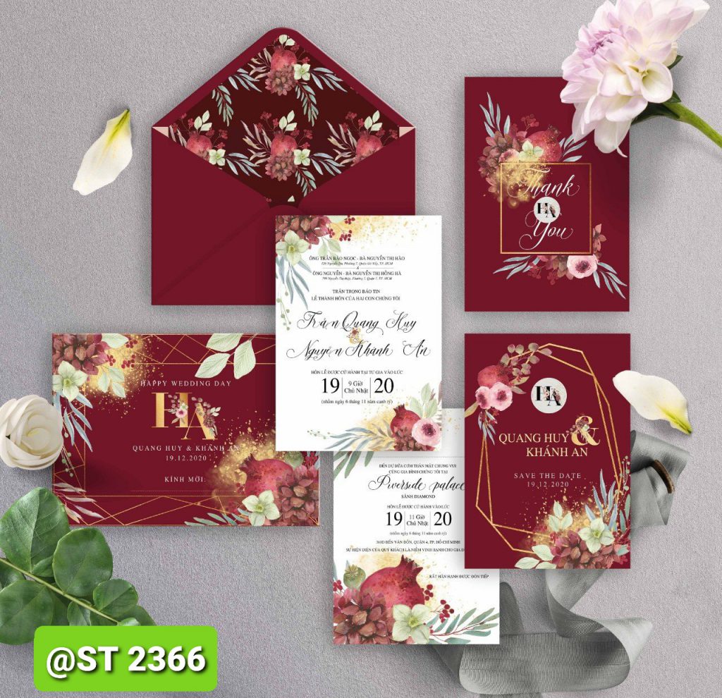 Thiệp cưới 2366