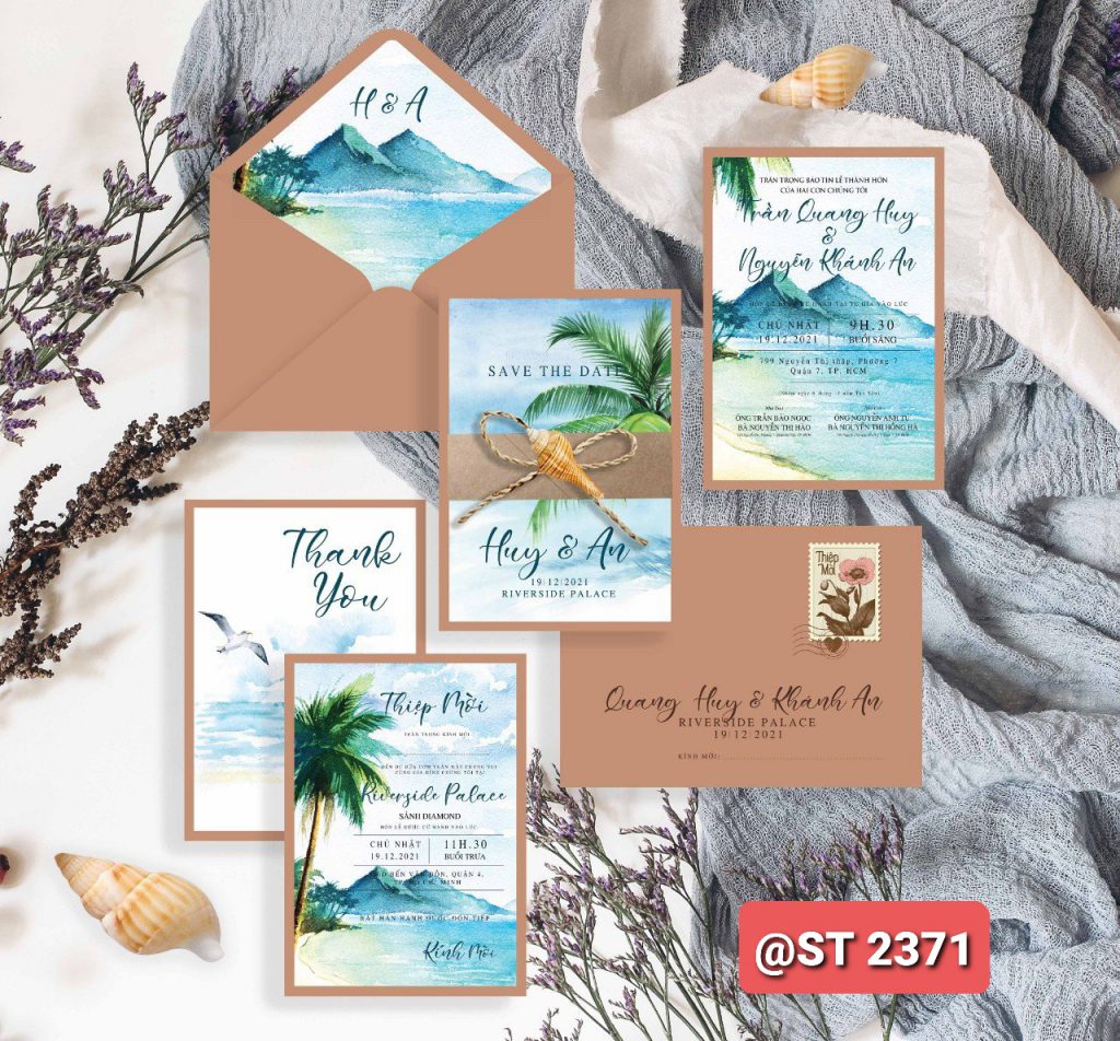 Thiệp cưới 2371