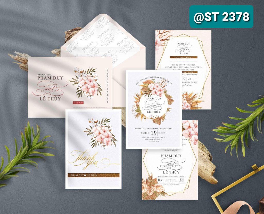 Thiệp cưới 2378