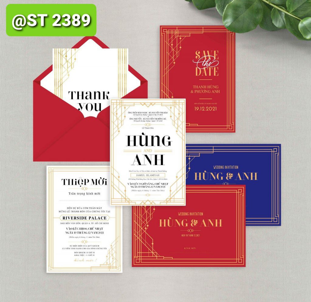 Thiệp cưới 2389