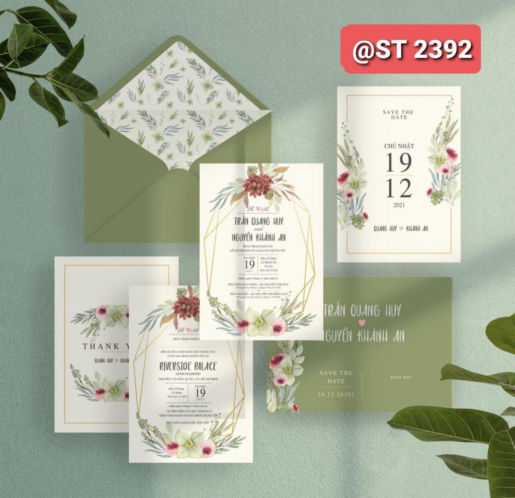 Thiệp cưới 2392