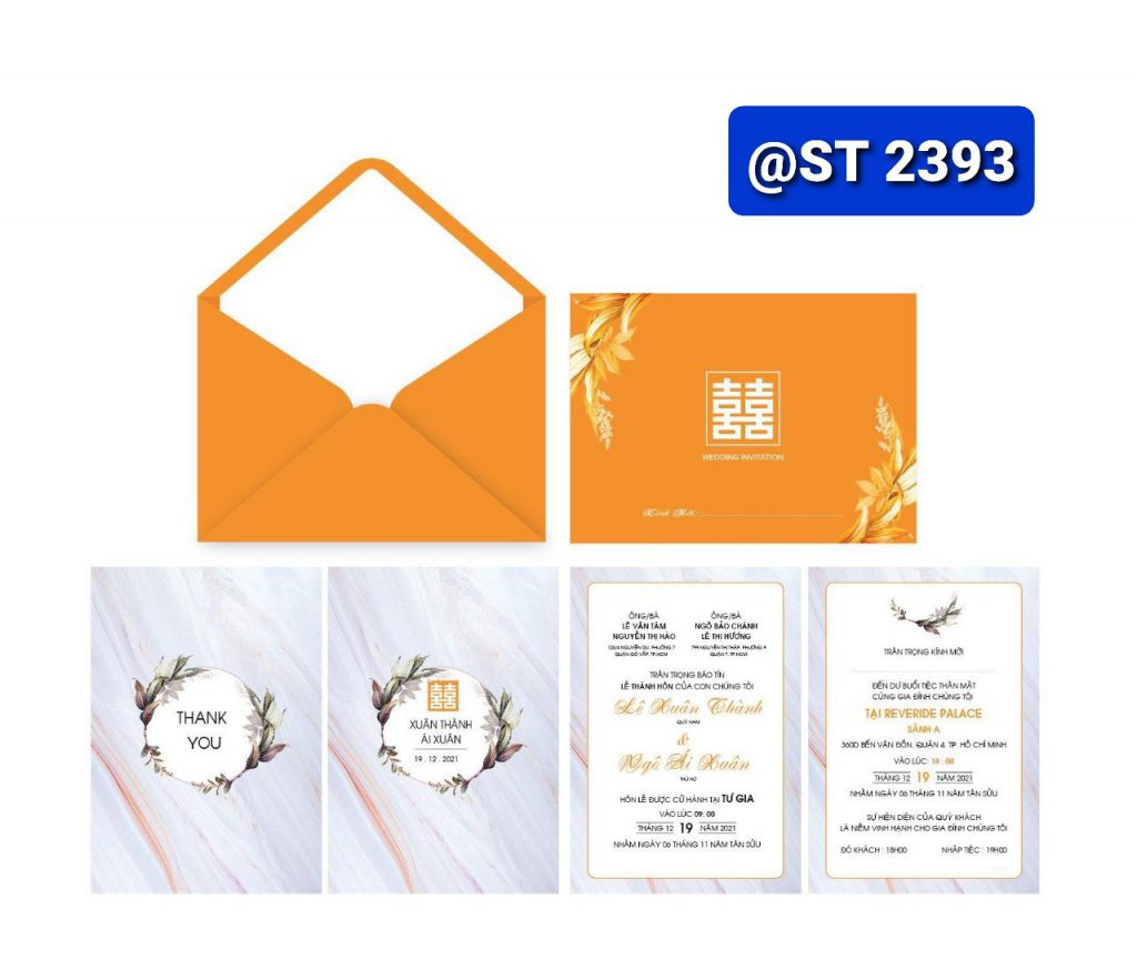 Thiệp cưới 2393