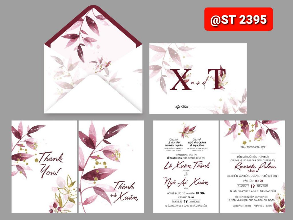 Thiệp cưới 2395