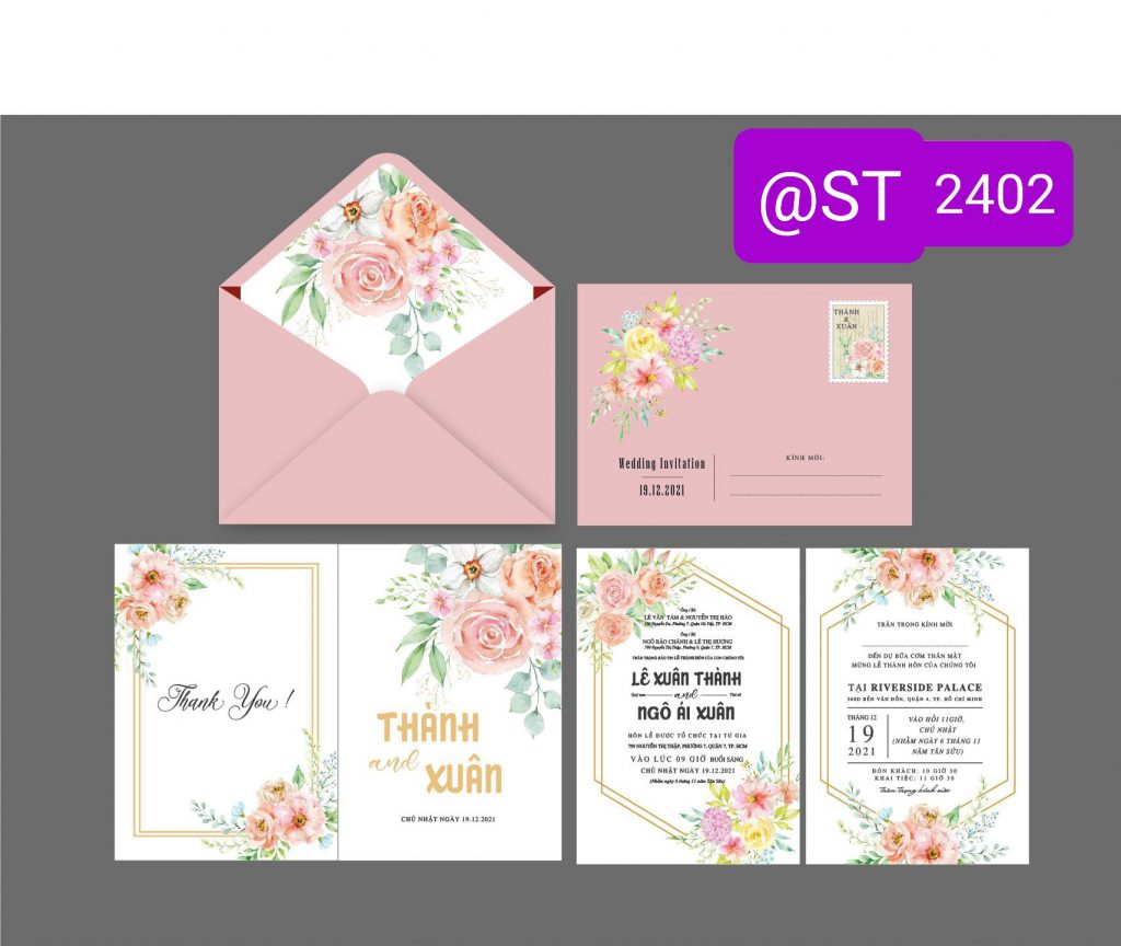 Thiệp cưới 2402